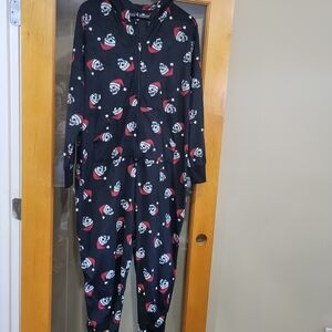 New No Tags Torrid Skull One Piece Pajamas Size 00/0 Butt Flap